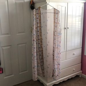 Long see through cardigan